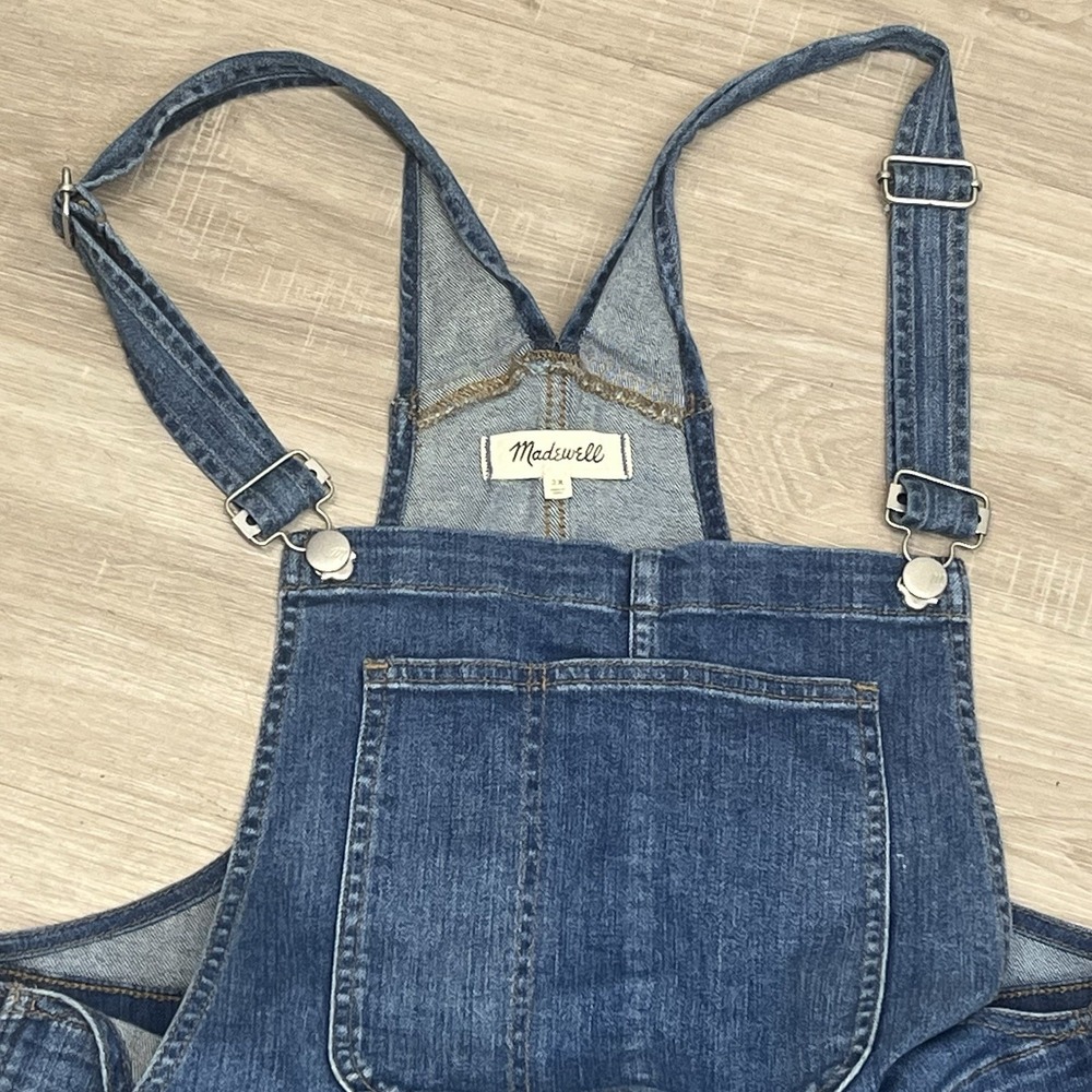 Madewell Woman's Straight Leg  Denim Overalls size 2X